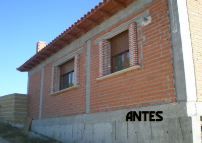 trabajos de revestimiento de fachadas de edificios, chalets, comunidades