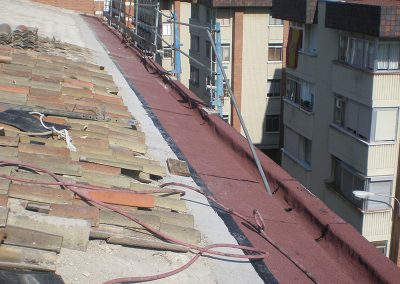 trabajo de impermeabilización de lima en edificio